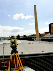 Pomiar pionowości komina 1